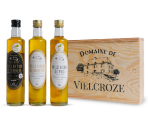 Coffret des Huiles Vierges de Noix et Noisette